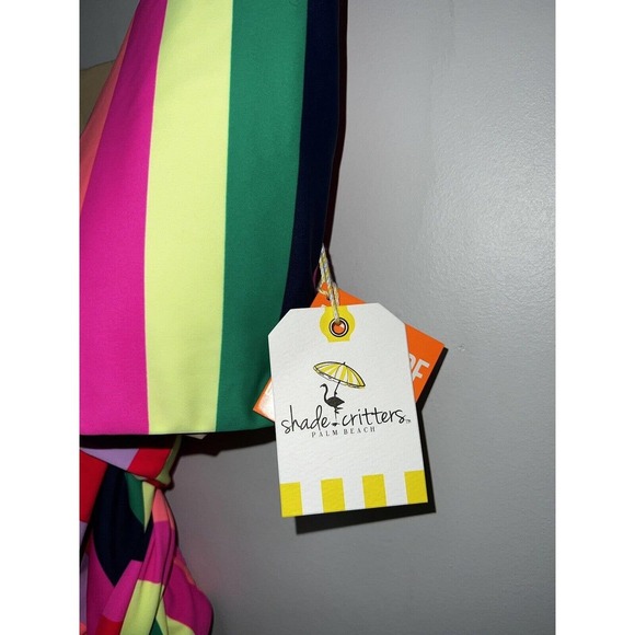 Shade Critters Women's Wrap One Piece, Multi Stripe Womens Size 12 new with Tags - Picture 5 of 9